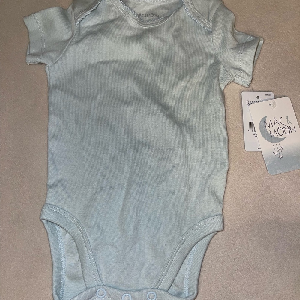 Light Blue Baby Bodysuit‎